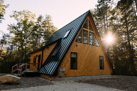The Maine Frame | Modern A-Frame Cabin in Freeport