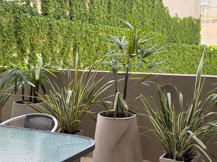 Kitnet de um ambiente com varanda em Colegiales