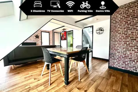 Quentin & Manon's apartment on the banks of the Loire