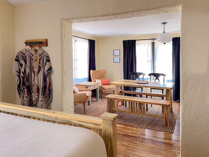 Hip & Historic Hoosier Hot Springs: The Ash Suite - Elephant Butte, NM