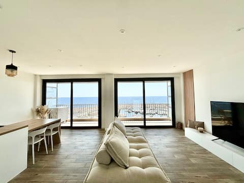 Charming 2-bedroom with terrace sea view Bastia