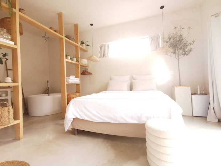 Chambre Double Chalet Privatif - Provence-Alpes-Côte d'Azur