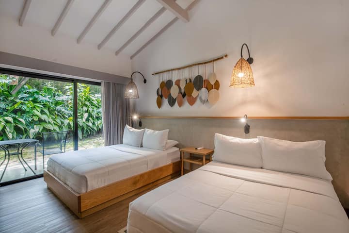 Rest and recharge in serene comfort: Stylish, tranquil bedrooms designed for a peaceful night's sleep and ultimate relaxation.
