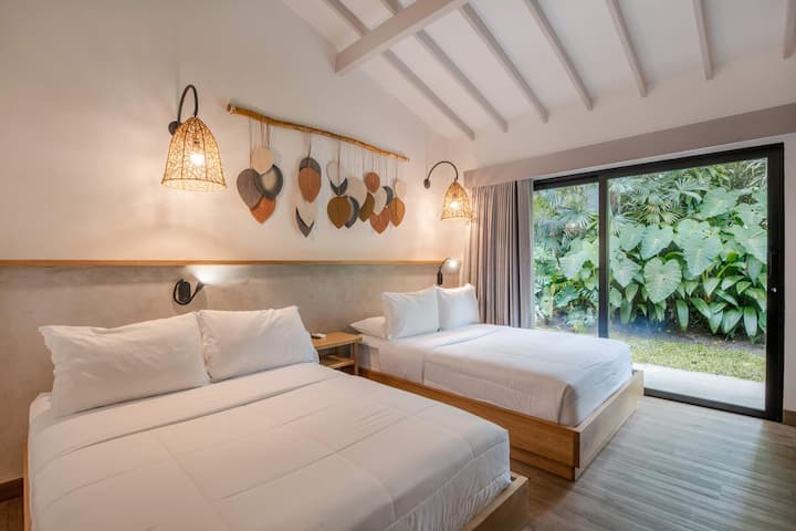 Rest and recharge in serene comfort: Stylish, tranquil bedrooms designed for a peaceful night's sleep and ultimate relaxation.