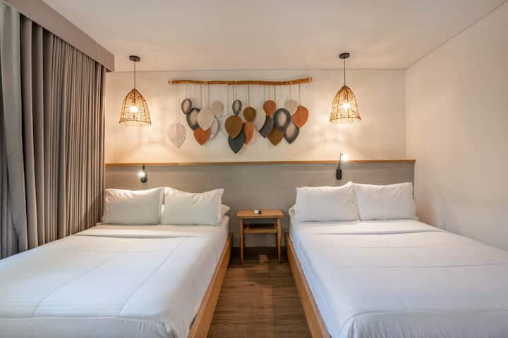 Rest and recharge in serene comfort: Stylish, tranquil bedrooms designed for a peaceful night's sleep and ultimate relaxation.