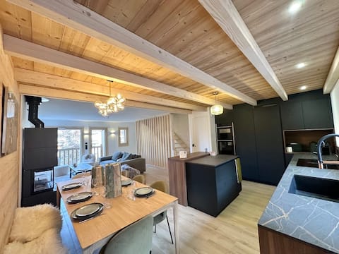 Chalet neuf-11pers-3park-terrasse-sauna-Varscentre