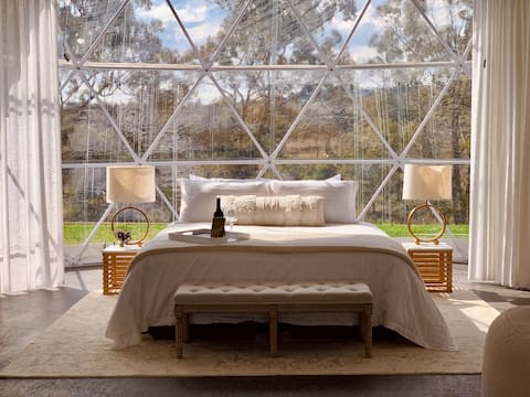 Luxury Glamping Dome!