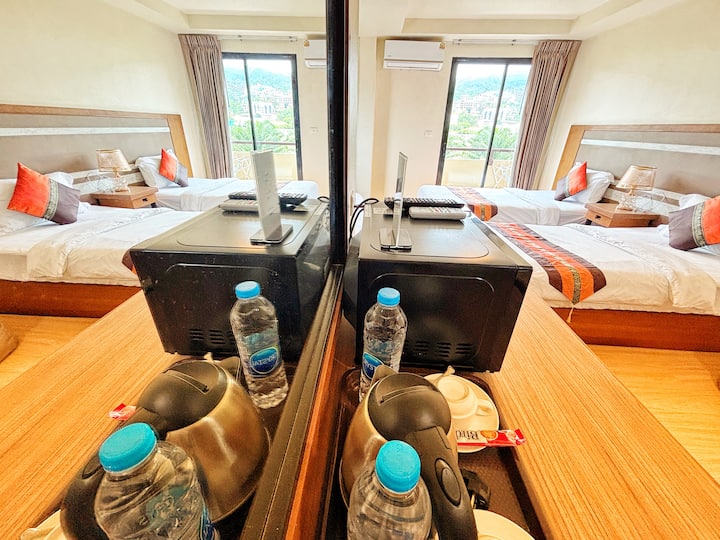 Family Triple Room With Balcony At Resort Hotel - Patong Beach