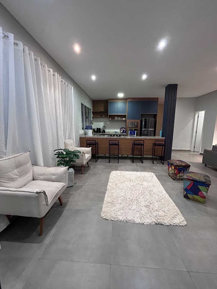 Casa Moderna Com Piscina E Ar Condicionado Em Sjc - São José dos Campos
