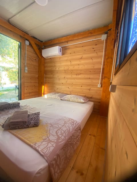 Meti guest house wooden room
