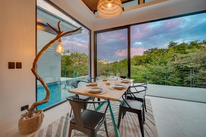Villa Luxe - Piscine à Débordement - Vue Jungle - Costa Rica