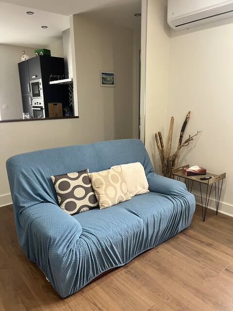 Popular Airbnb listing: 100% air-conditioned apartment with 160 cm bed, quiet & comfortable in Bourg En Bresse