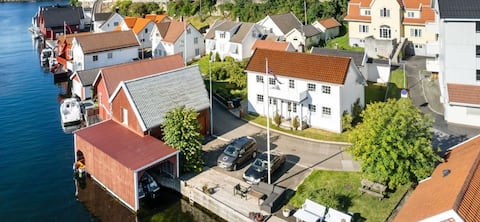 House by the river in Flekkefjord