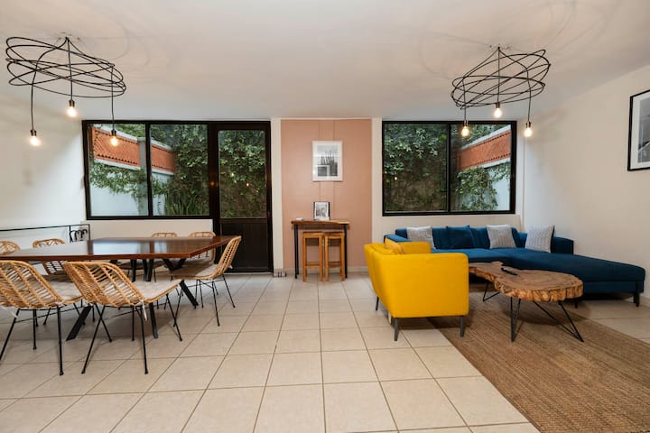 Casa Con Terraza, Garage Y Pet Friendly - Oaxaca