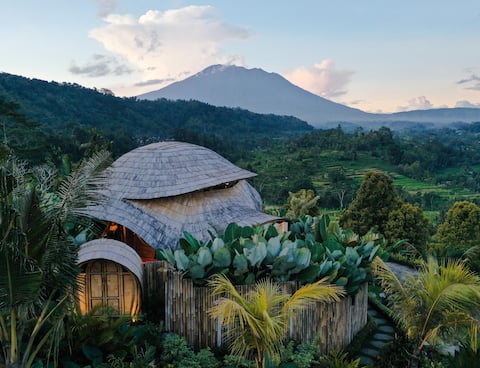 Vishala Bali | Panoramic Bamboo House in Sidemen
