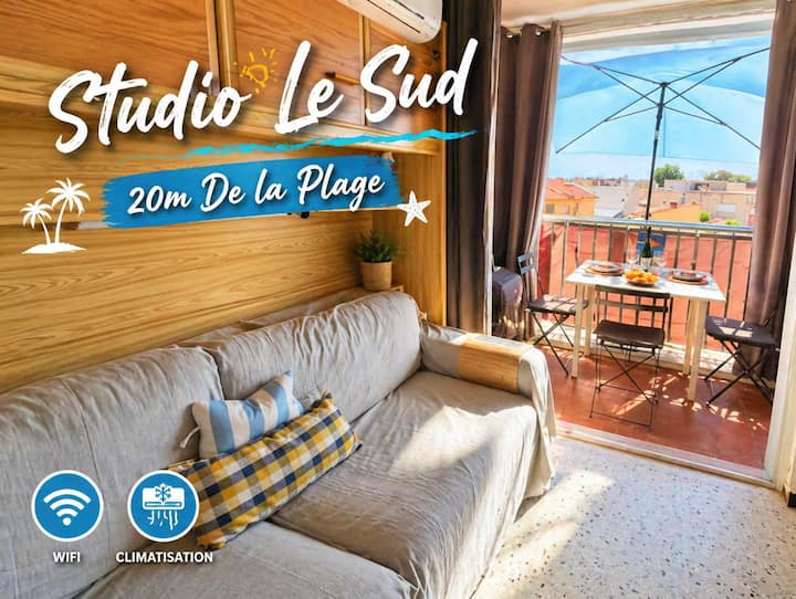 Studio Moderne Et Confortable Vue Sur La Montagne - Canet-en-Roussillon
