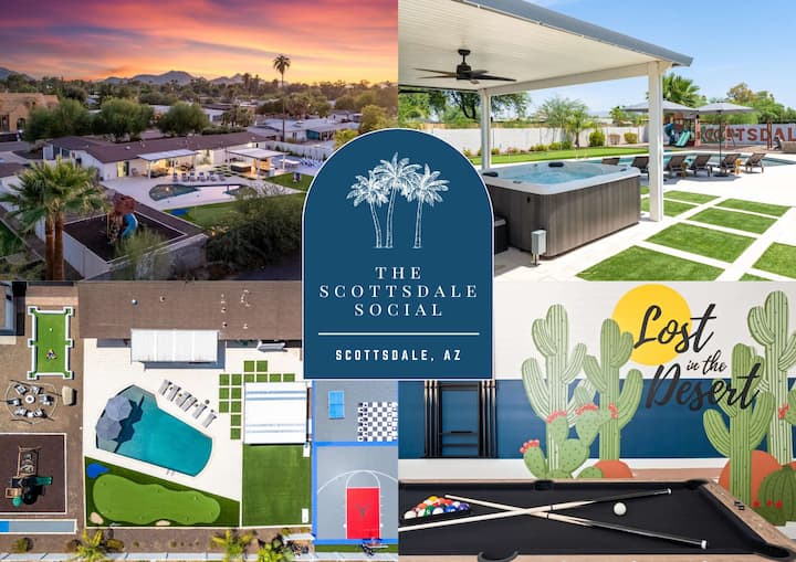 Pool + Hot Tub + Basketball Court | Sleeps 18 - Phoenix, AZ