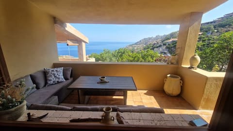 NIDO BLU 2 with terrace with beautiful sea view!