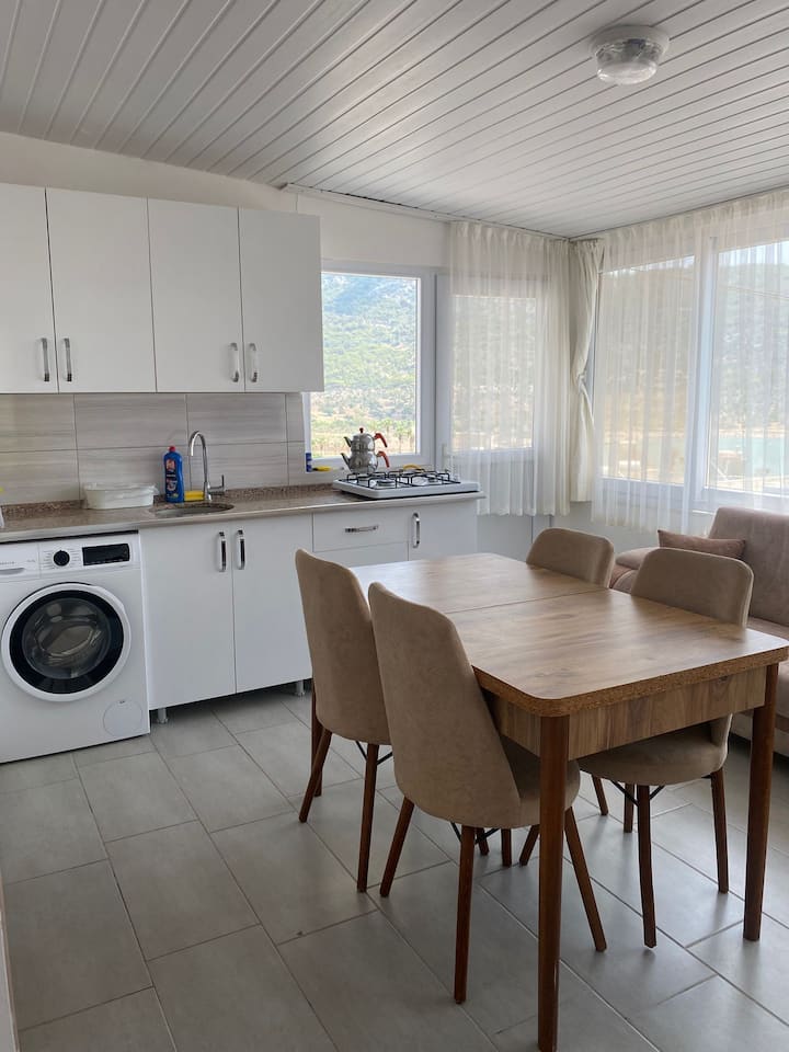 Tisanda Full Tisan Manzaralı1+1 Denize Yakın Daire - Büyükeceli