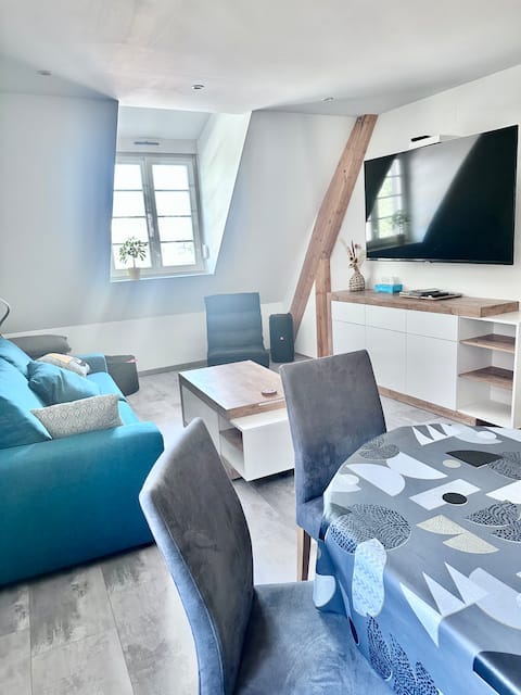 Nice Duplex in the city center with parking
5-star comfort