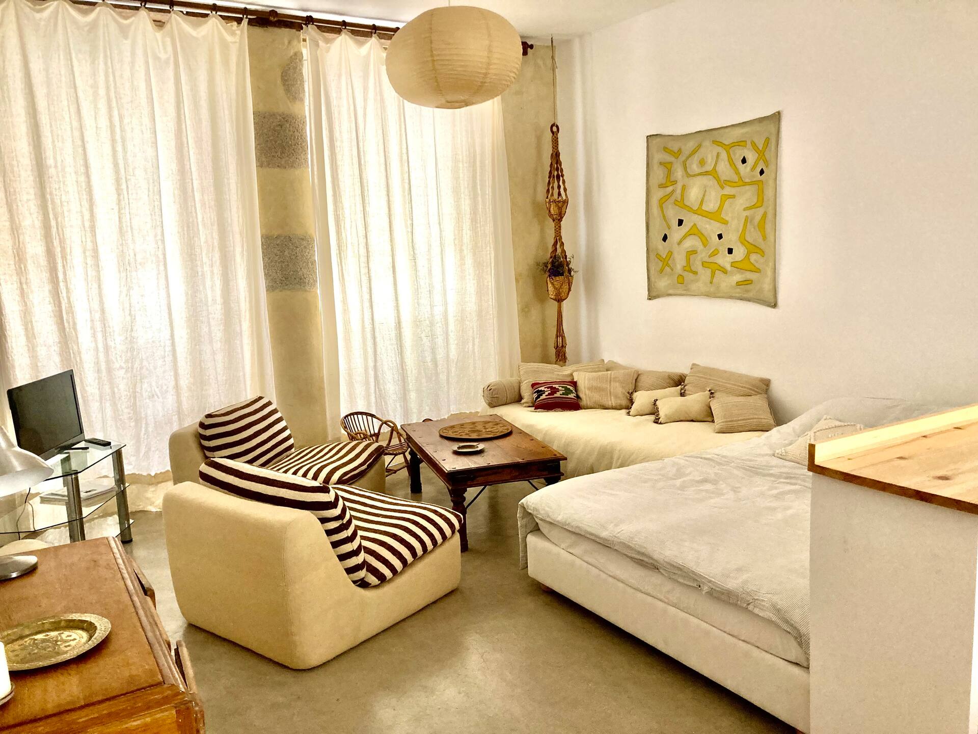 A studio on the ground floor of my house
