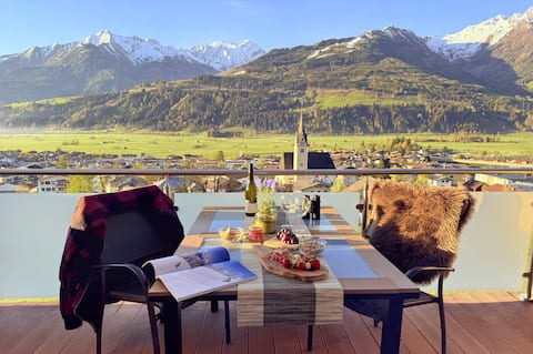 Panoramic Penthouse 10 min to Zell am See & Kaprun