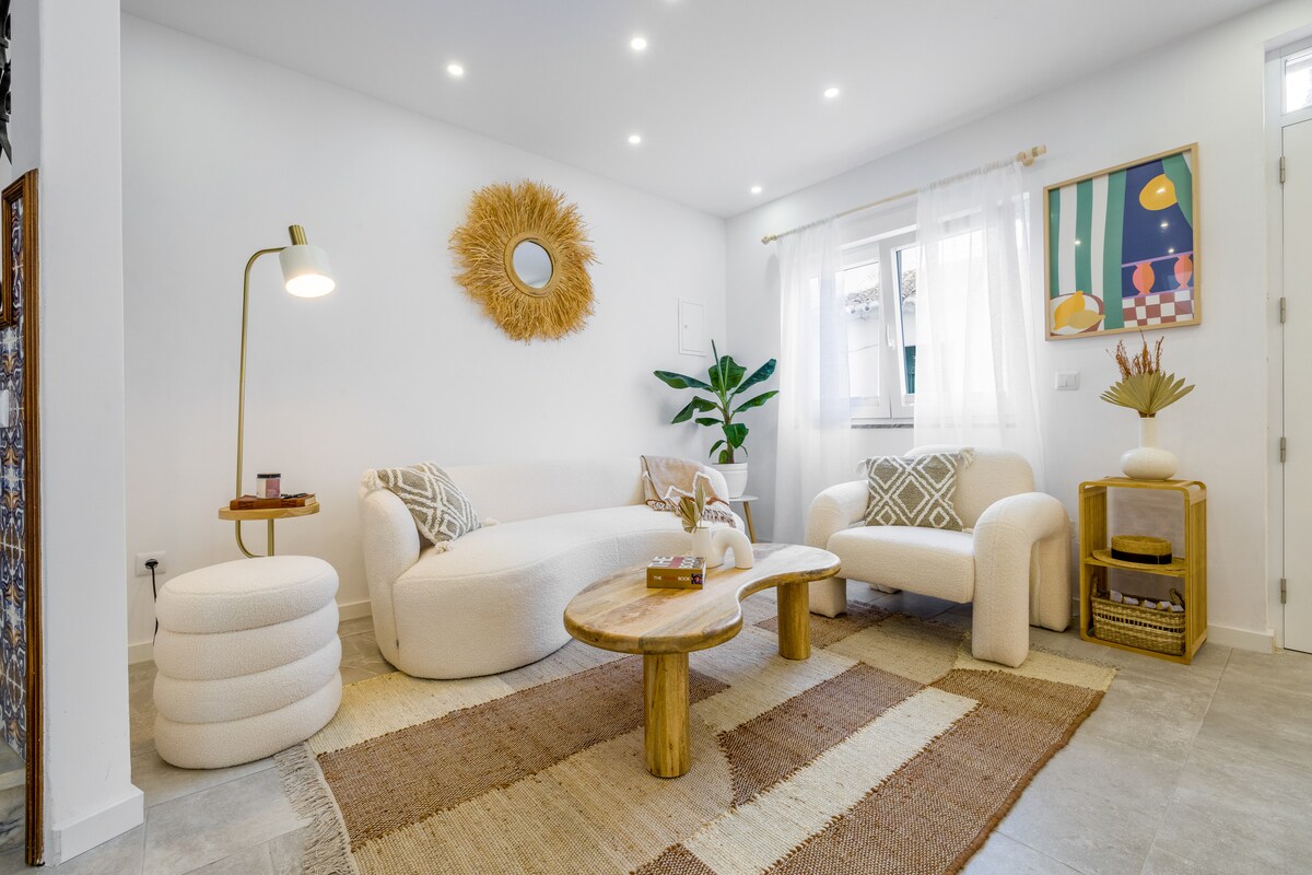 Imóvel de sucesso: Casa Tanto Mar- Boho Home with Rooftop Seaviews em São Gonçalo De Lagos