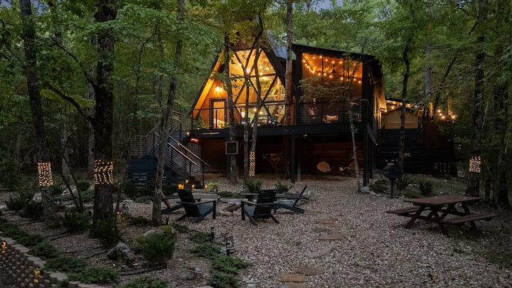 Evergreen Dreams | AFrame-Hot Tub/Sauna/2 Massages - Cabins for
