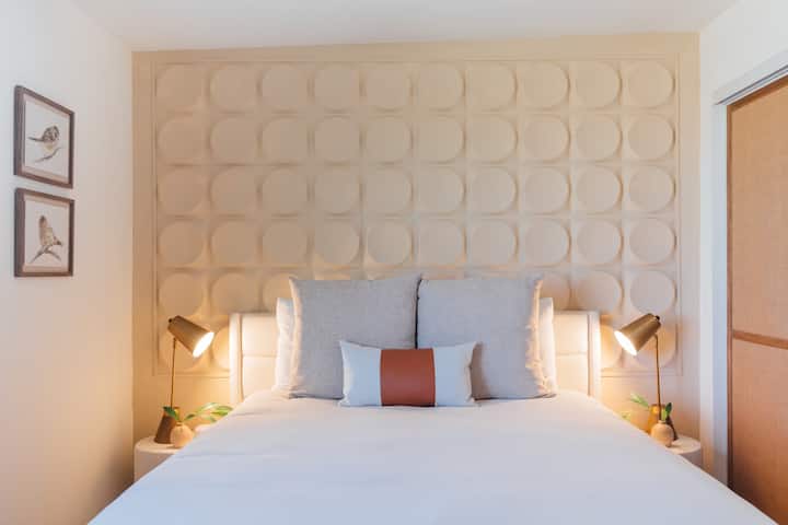 Cozy Guest Room — Soft Textures & Serene Desert Tones.