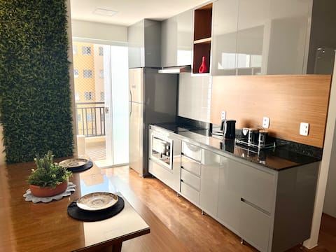 Aconchegante apto c/ AR e Lazer, Great Location