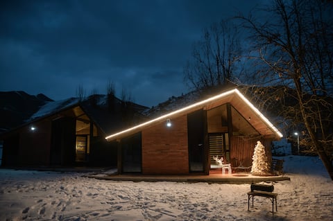 Seturebi Wooden House near Gudauri 2