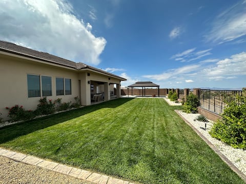 Mountain Home with Pond View