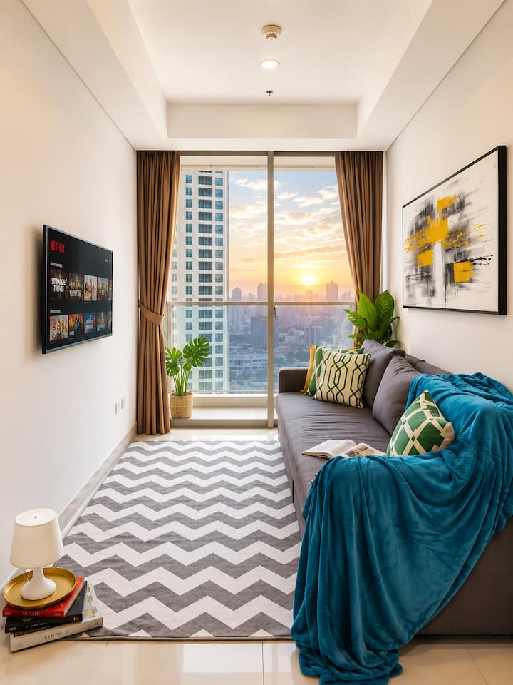 Truvia Sanliving • 3br • Hublife Mall Access •Pool - Jakarta