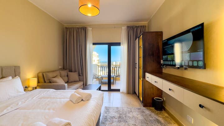Luxury 1br Apartment With Pool View Aldau Heights - Hurgada