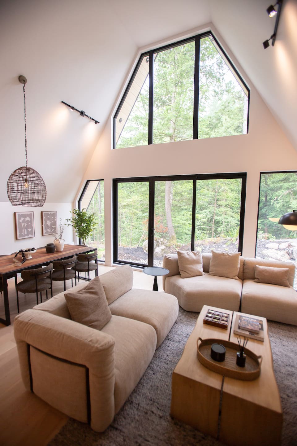 Fika Peak, a wellness A-frame in the Laurentians, Les Laurentides, Quebec, Canada, photo 3 of 10