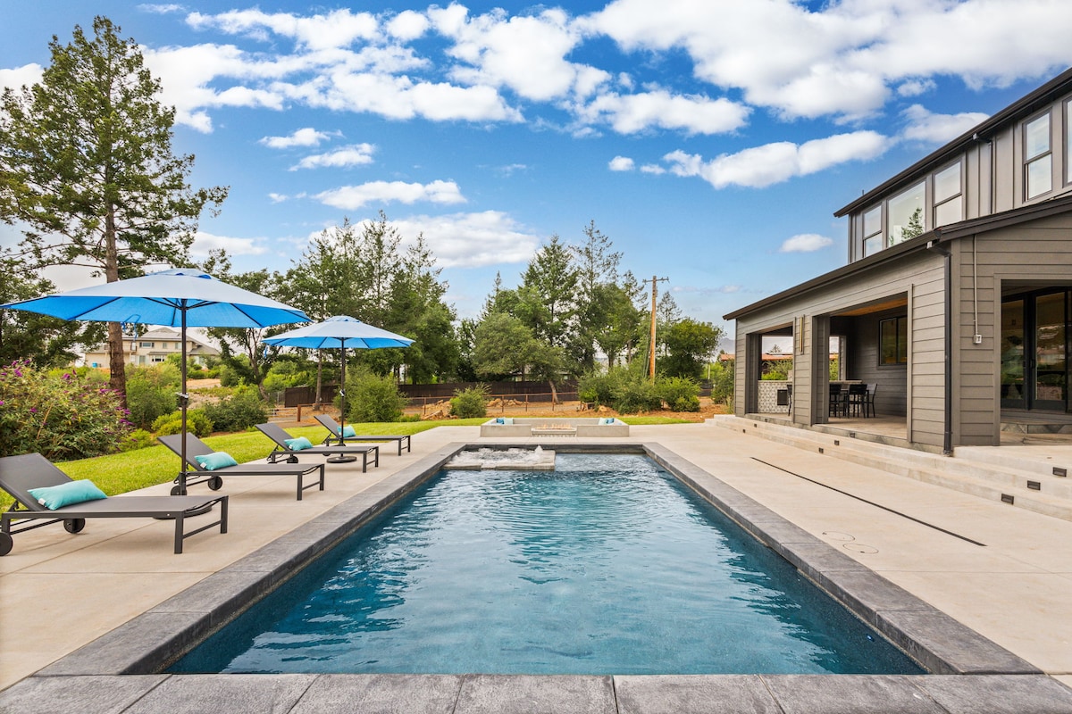 Successful Airbnb property: Luxury Villa, Pool, Spa, BBQ, By Healdsburg Sonoma in Santa Rosa