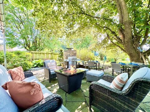 2 Gamerooms + Firepit & Grill Near Hershey