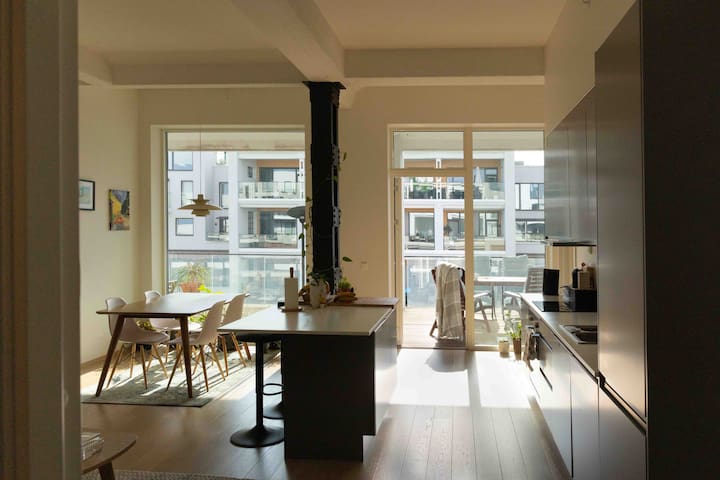 Industrial two bedroom flat