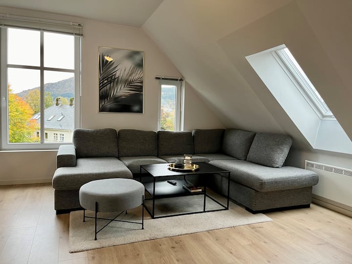 Nydelig Leilighet Med Utsikt Nær Sentrum Og Fjell! - Bergen