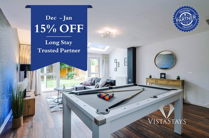 Long Stay | 3DB • Pool Table • PS4 • Netflix| Park
