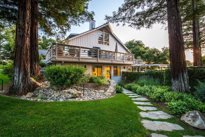 Farm House On Private 17 Ac. W/pool & Tennis Court - Los Olivos, CA