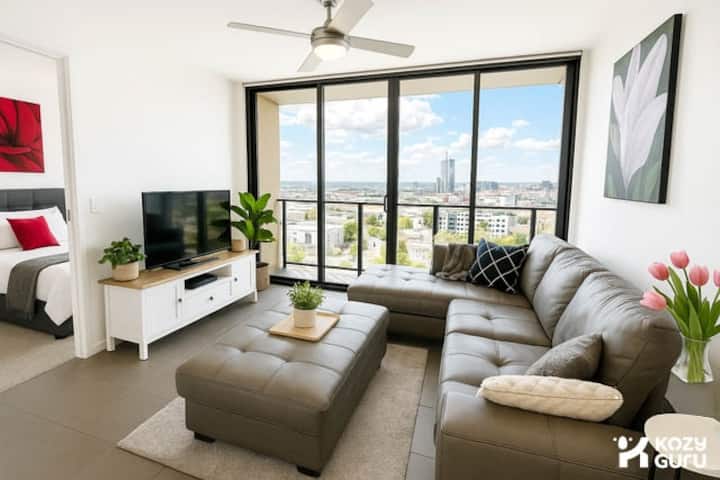 Kozyguru | Fortitude Valley | 2 Bed Apt - 브리즈번