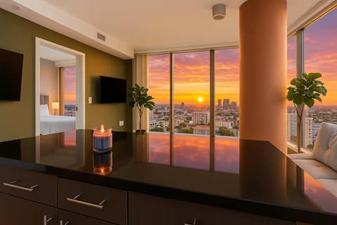 Top performing Airbnb: Koreatown Escape | Pool • Gym • Hot Tub • in Vernon