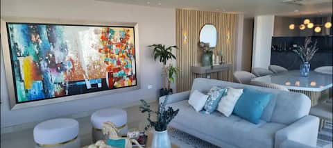 Oceanfront apartment with jacuzzi in Cartagena