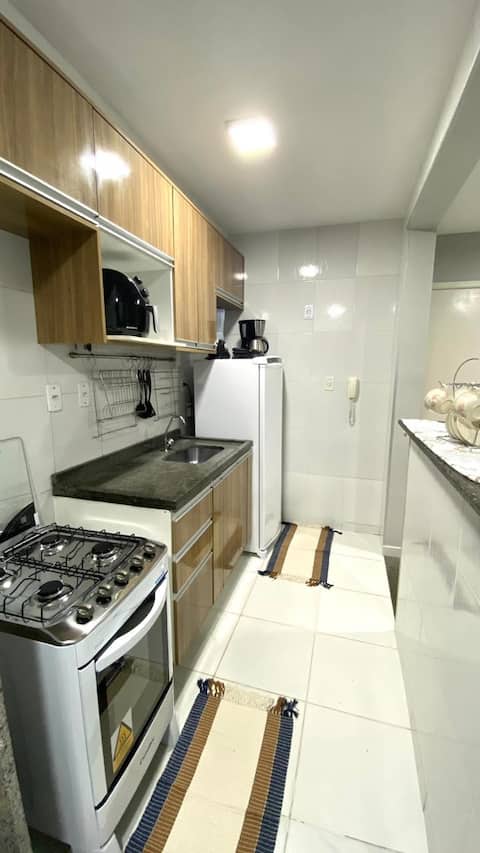 Top Airbnb: Apt. 2/4 (1 ensuite) near Mangueirão Stadium, 1 parking space in Pará