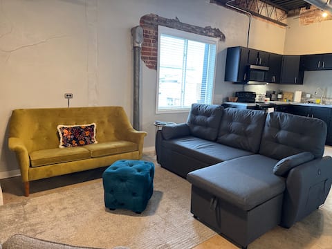 Top performing Airbnb: The Loft on Main in Jonesboro