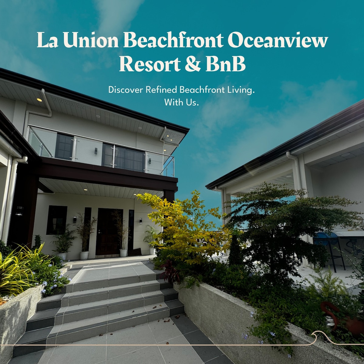 La Union Beachfront Oceanview - Villas for Rent in Bauang, Ilocos Region,  Philippines - Airbnb
