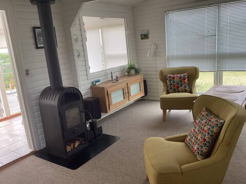 Small cottage with a view.