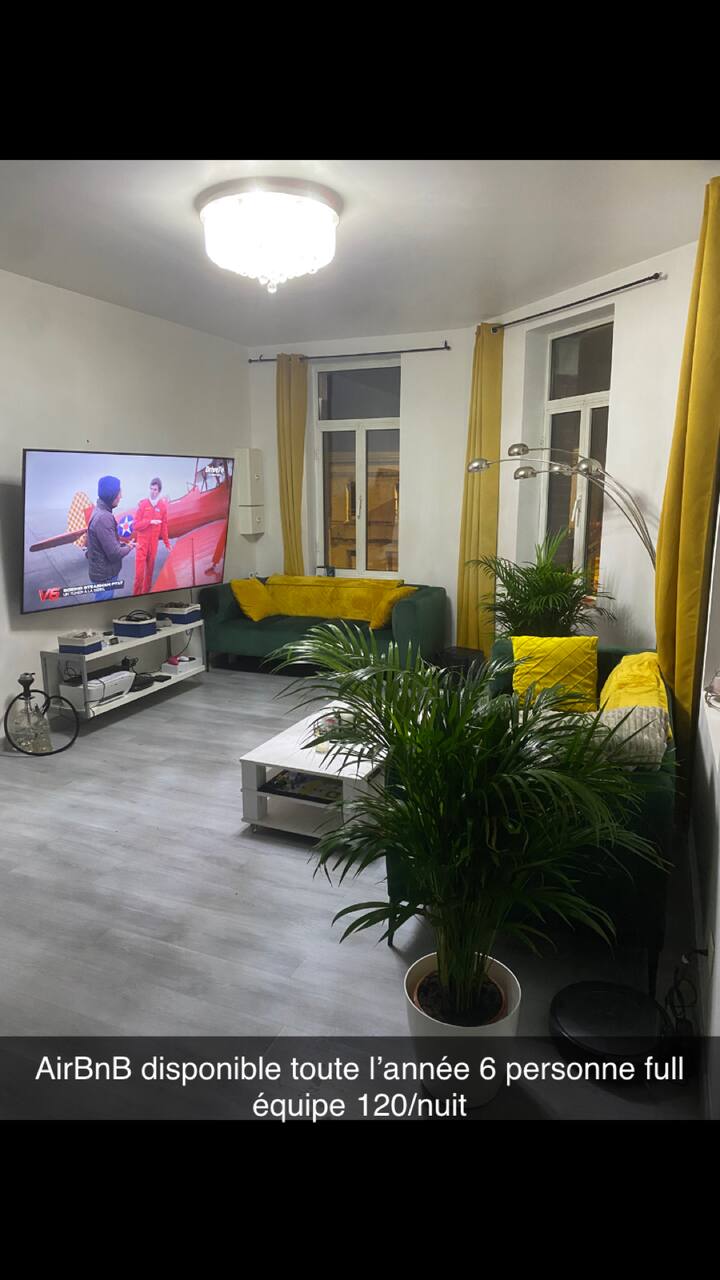 Appartement Cosy 6 Personnes - Saint-Amand-les-Eaux