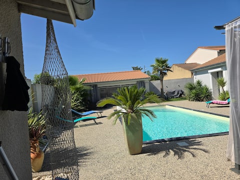 the house of palm trees